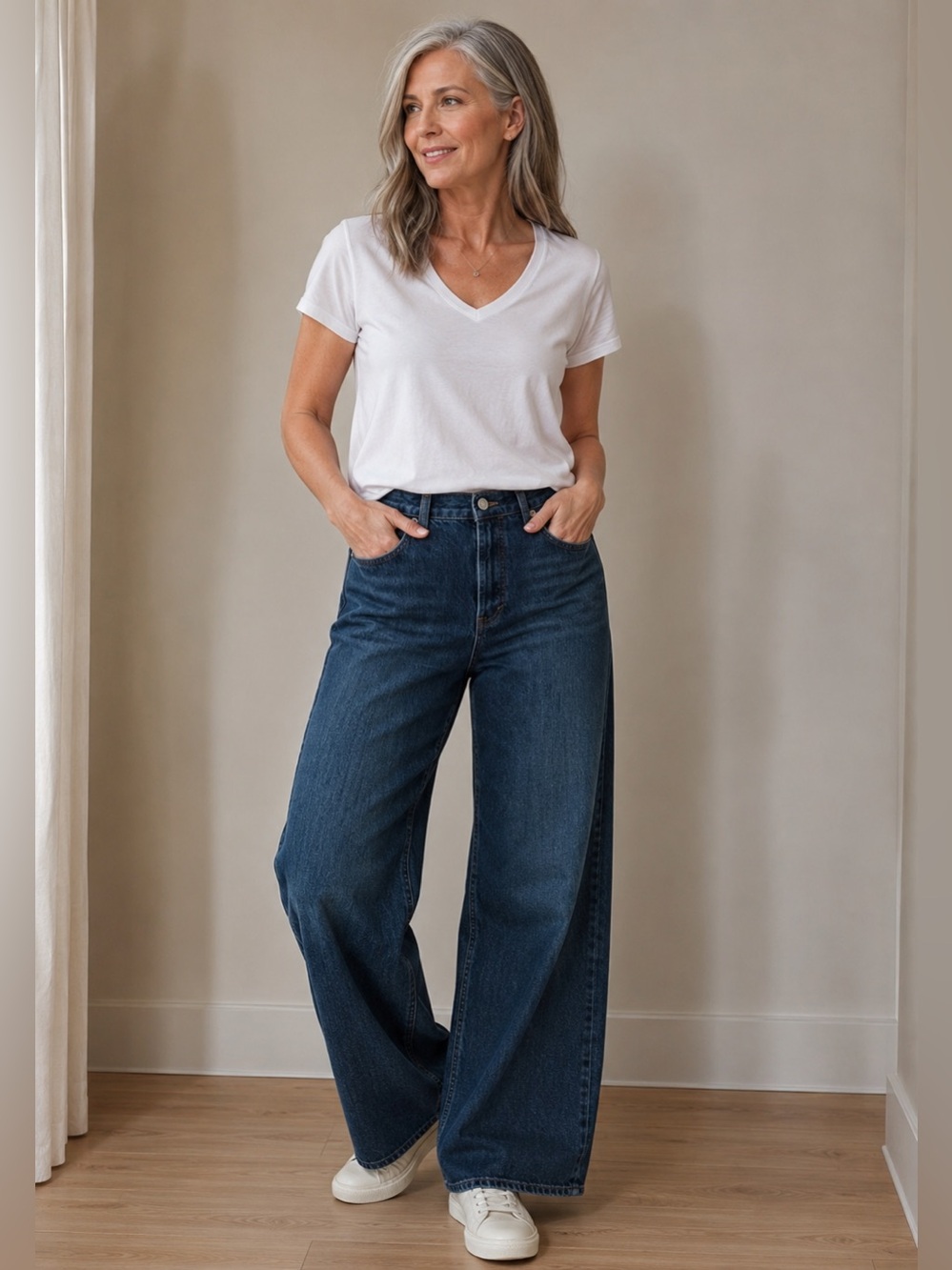 Universal Thread 90s Baggy Jeans Women’s Size 6 Dark Wash Wide Leg High Rise